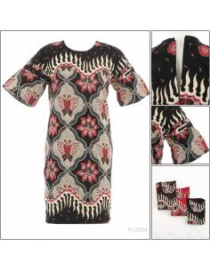 Sackdress Batik Cewek Lengan Pendek Tasya All Size