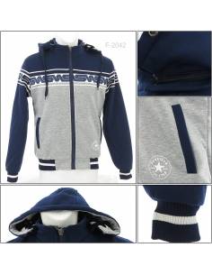 Jaket Hoodie/Jacket Jumper Cowok Biru Alpheus XL-3XL