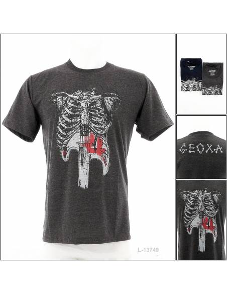 Kaos Oblong Cowok Lengan Pendek Geoxa M-XL