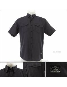 Kemeja Cowok Reguler Lengan Pendek Lea M-XL