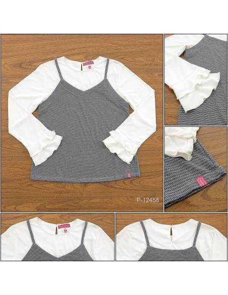 Atasan Cewek/Blus Lengan  Panjang Cressida XL