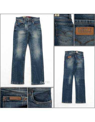 Celana Panjang Jeans Slim Fit Cowok Stretch Gabrielle 27-36