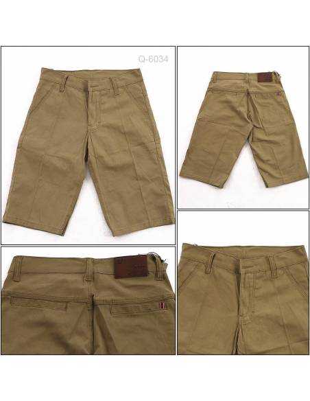 Celana Pendek Cowok Katun Coklat Jevper 27-32