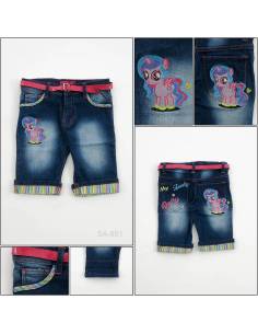 Celana Pendek Jeans Anak Cewek Pinky 14-16