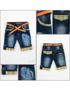 Celana Pendek Jeans Anak Cewek Pinky 4-6