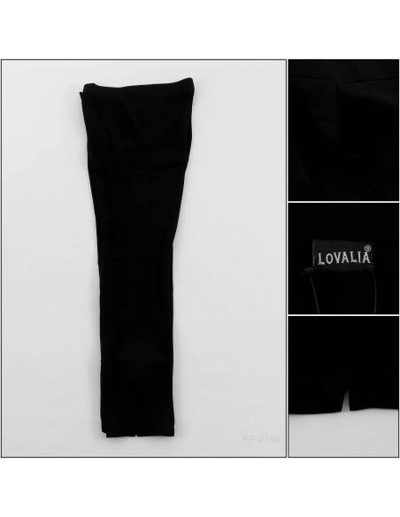 Celana Panjang Kain Cewek Hitam Lovalia S-XL