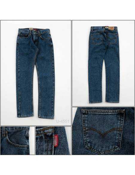 Celana Panjang Jeans Slim Fit Cowok Gabrielle 28-36