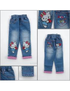 Celana Panjang Jeans Anak Cewek Pinky 4