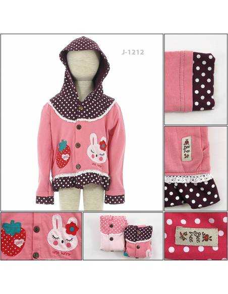 Jaket Katun Anak Cewek Genne 22-24