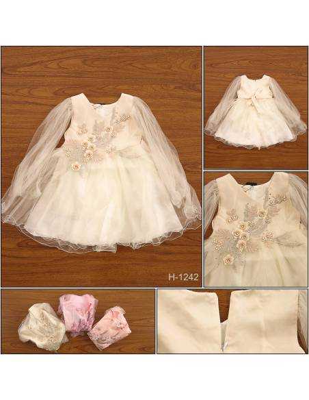Dress Anak Cewek/Clothes Party Dress Tanpa Lengan 3XK 6-12