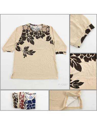 Kaos Korea Cewek/Blus Lengan Pendek Captain All Size