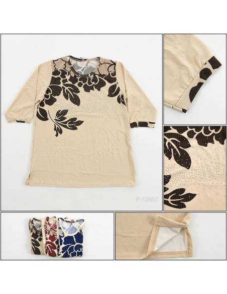 Kaos Korea Cewek/Blus Lengan Pendek Captain All Size