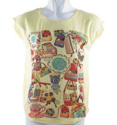 Atasan Cewek Kaos+Cardigan Satine All Size