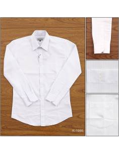 Kemeja Formal Cowok Slim Fit Salur Lengan Panjang Rita...