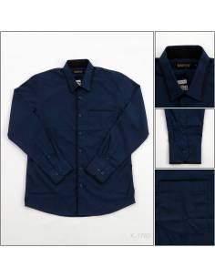 Kemeja Formal Cowok Regular Lengan Panjang HansPeter M-XL