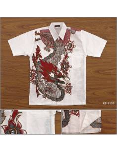 Kemeja Batik Cowok Regular Lengan Pendek Kyne M-XL