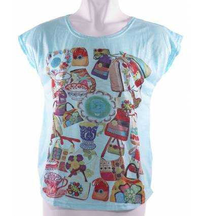 Atasan Cewek Kaos+Cardigan Satine All Size