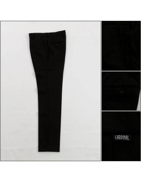 Celana Panjang Formal Cowok Slim Fit Stretch Cardinal 30-31
