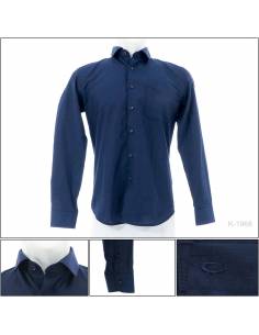 Kemeja Formal Slim Fit Cowok Lengan Panjang Cardinal M-XL