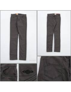 Celana Panjang Cotton Cowok Coklat tua Elviti 28-32