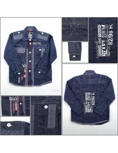 Kemeja Anak Cowok Lengan Panjang Stingray 4-6