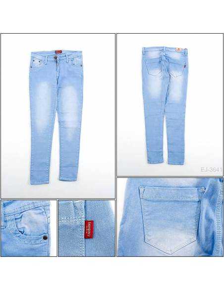 Celana Jeans Panjang Cewek Stretch Biru muda Emergency 31-34
