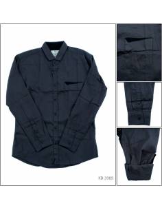 Kemeja Cowok Lengan Panjang Calcio L-2XL