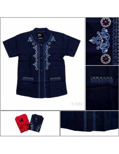 Kemeja Muslim Anak Cowok Lengan Pendek Benri 5-9