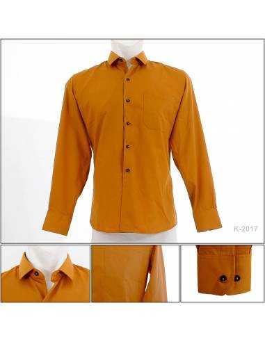 Kemeja Formal Cowok Regular Lengan Panjang Carloff 15,5-17