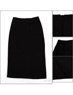 Rok Span Panjang/Long Skirt Channel Hitam XL-2XL