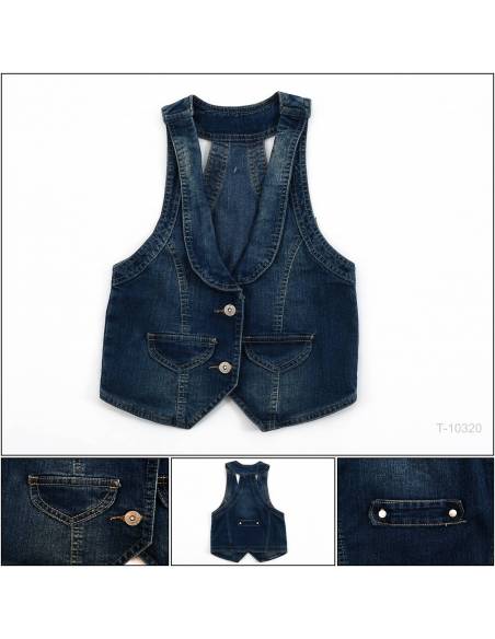 Rompi Jeans Cewek Aglio All Size