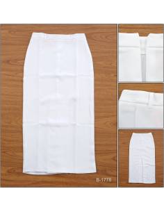 Rok Span Panjang/Long Skirt Putih Anabela S-2XL