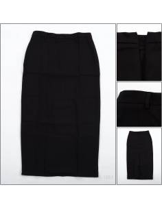 Rok Span Panjang/Long Skirt Hitam Anabela L-2XL