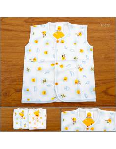 Baju Bayi Tanpa Lengan PiyoPiyo L