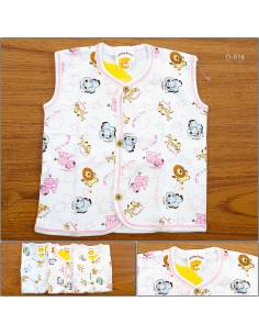 Baju Bayi Tanpa Lengan Abby Bear M-L