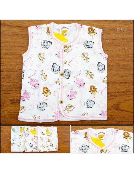 Baju Bayi Tanpa Lengan Abby Bear M-L