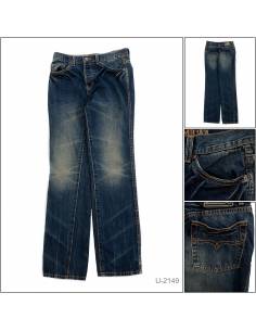 Celana Jeans Panjang Cowok Biru Tua Lea 29-32