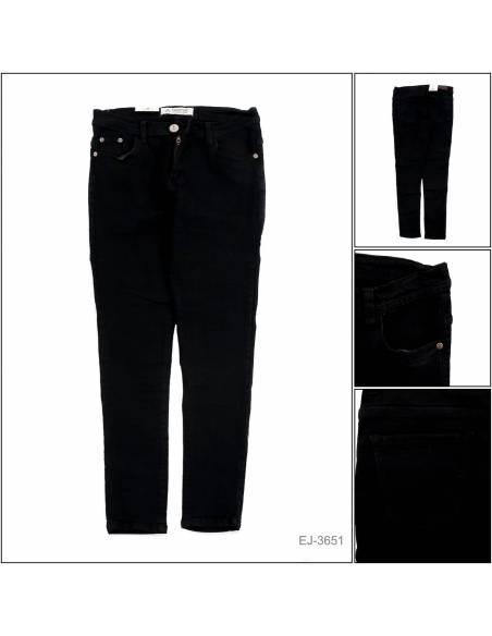 Celana Jeans Panjang Cewek Stretch Hitam Emerald 31-34