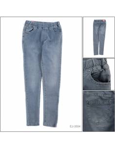 Celana Panjang Jeans Cewek Abu-abu Stretch Emerald 27-28