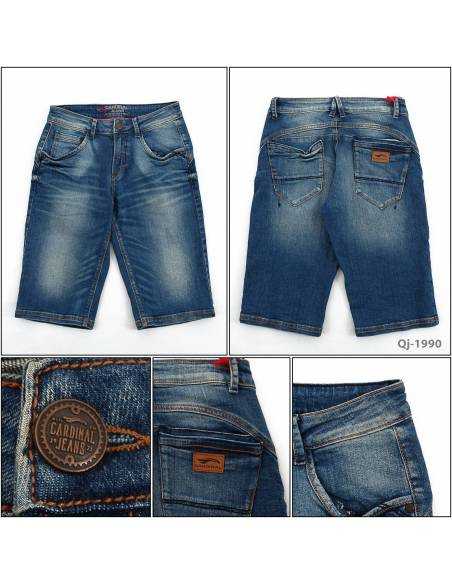 Celana Pendek Jeans Cowok Reguler Cardinal 33-38