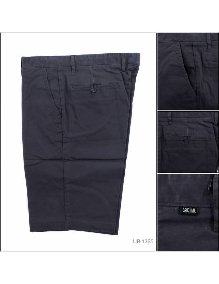 Celana Pendek Formal Cowok Abu-abu Cardinal 34-36