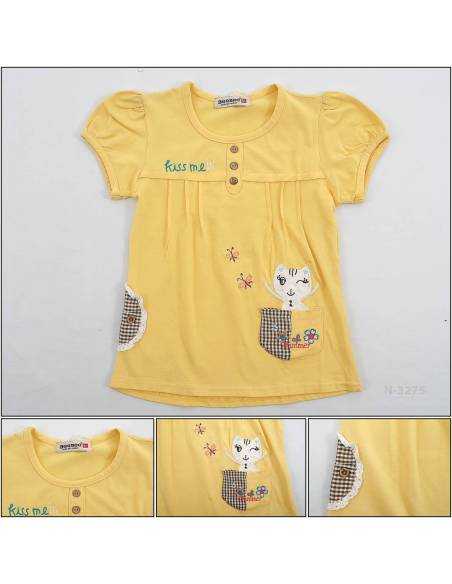 T-shirt/Atasan Anak Cewek Lengan Pendek Geenee 6