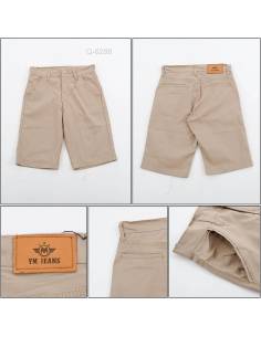 Celana Pendek Katun Cowok Coklat YM Jeans 27-32