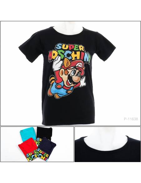 Kaos Oblong Cewek Lengan Pendek Orenjy