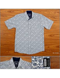 Kemeja Cowok Regular Lengan Pendek Rock Sky M-XL