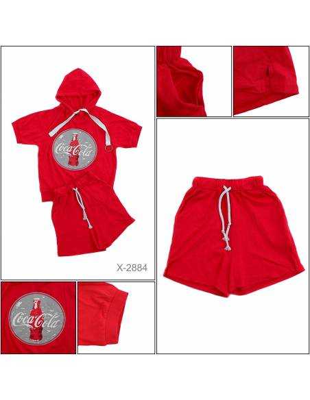 Setelan Kaos Anak Cowok Lengan Pendek 3XK 12-16