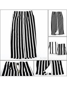 Rok Panjang/Long Skirt Motif Salur Peter M-L
