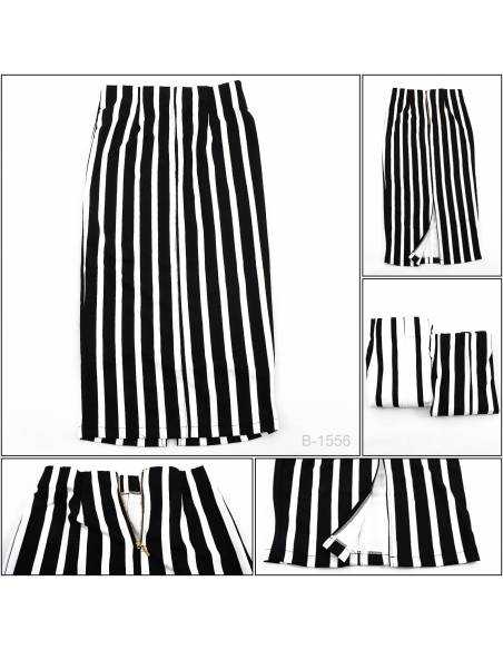 Rok Panjang/Long Skirt Motif Salur Peter M-L