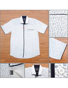 Kemeja Cowok Regular Lengan Pendek Rock Sky M-L