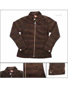 Jaket Katun Cowok Coklat Mamm S